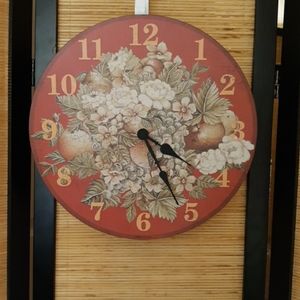 Large Decorative wall clock 14" round